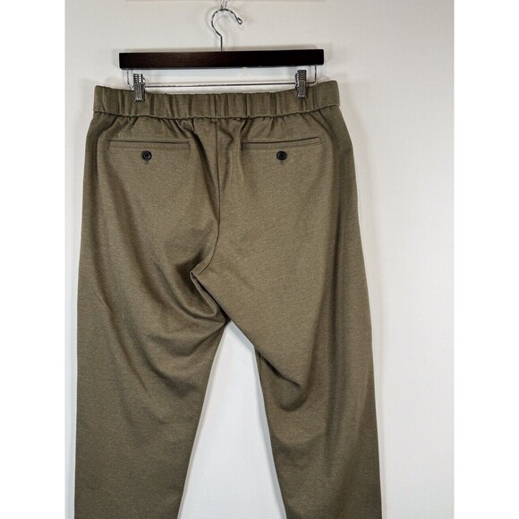 Bonobos Mens Pants Green Chino Flat Front Tapered Stretch Pull On Casual Large - Picture 8 of 10